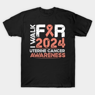 Uterine Cancer Awareness 2024 Walk T-Shirt